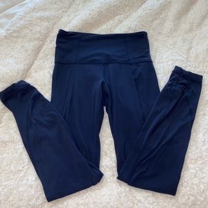 Womens leggings Athleta navy blue size xxs buttery